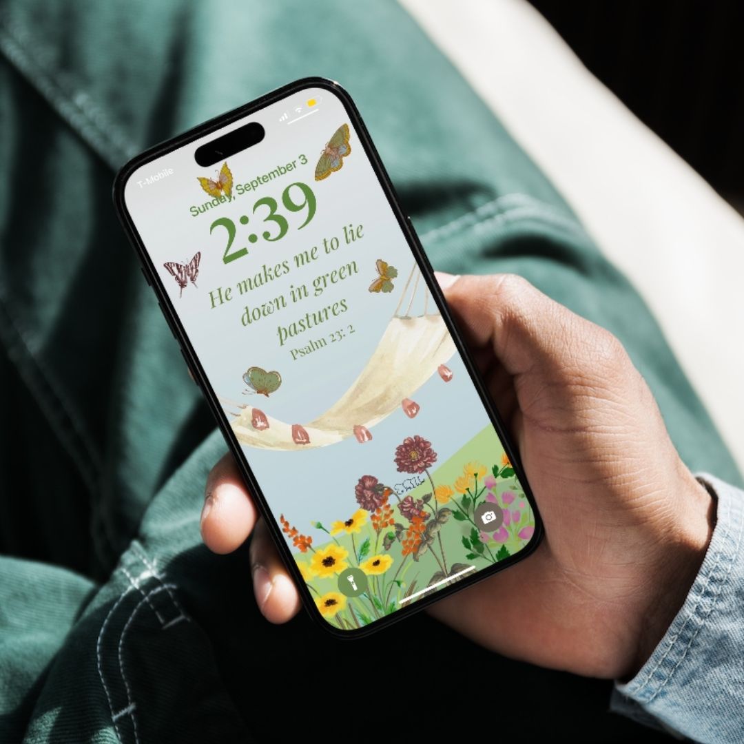 Christian Bible Scripture Art Mathew 6 phone background