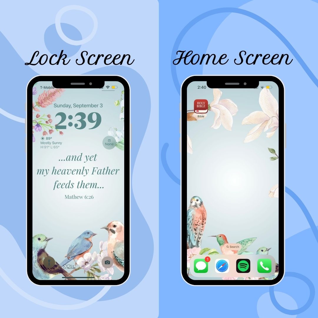 Bible Art Mathew 6 26