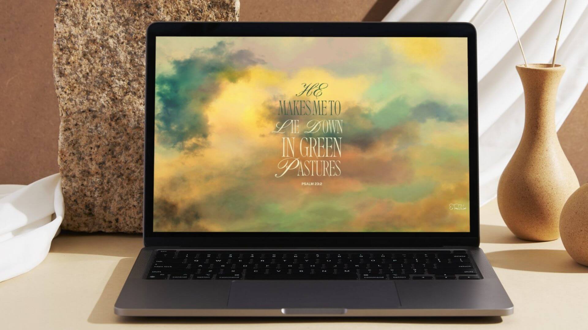 green mockup